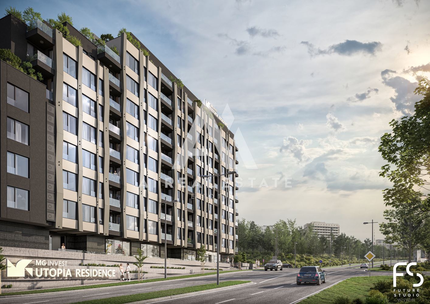 Тристаен апартамент с две тераси в сграда UTOPIA - 0