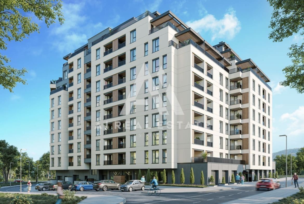 Просторен тристаен апартамент до Бизнес парк София - вх. В ап.В37 - 0