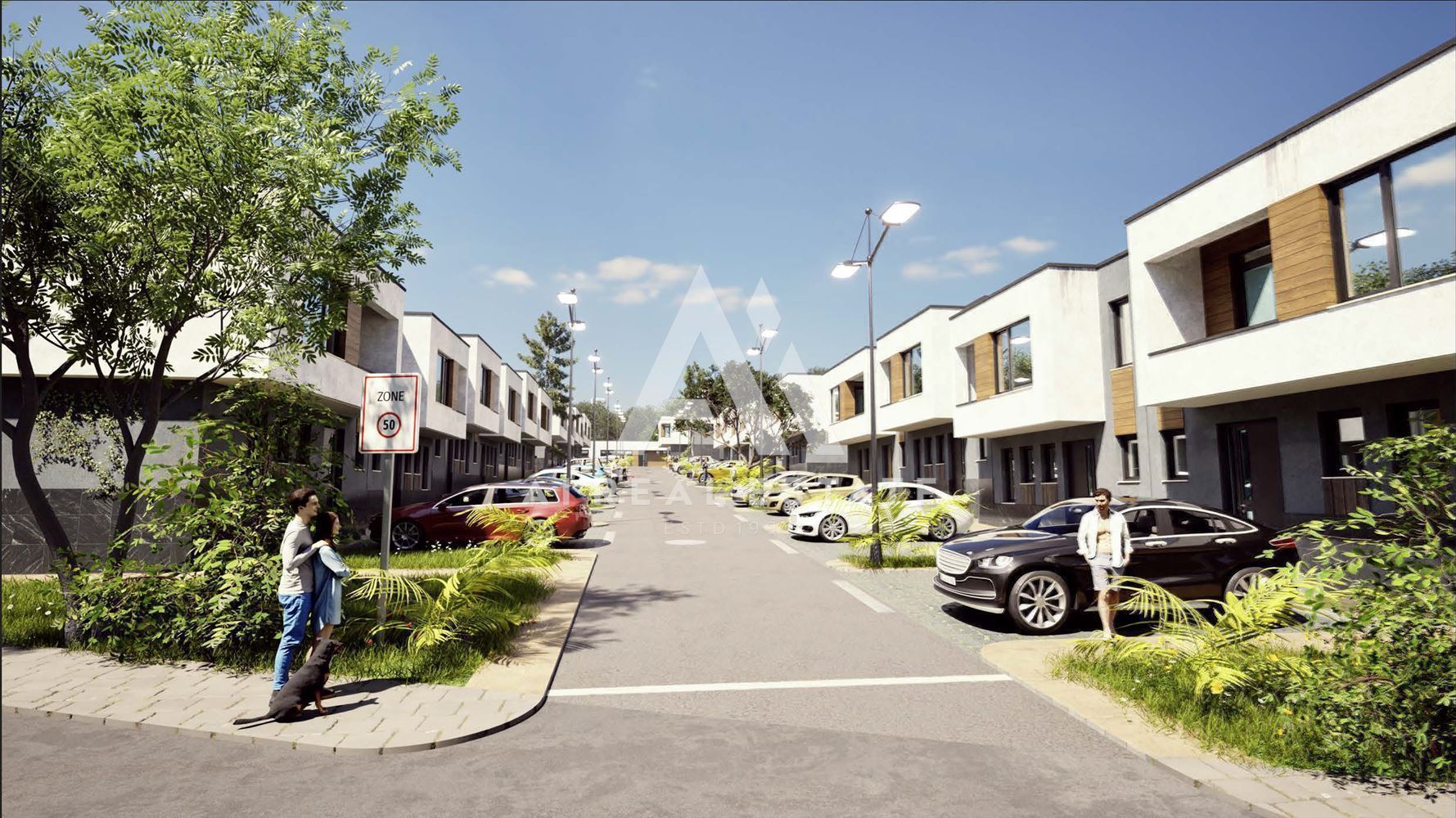 Едноетажна къща с двоен гараж в комплекс "Свети Сава" - 0