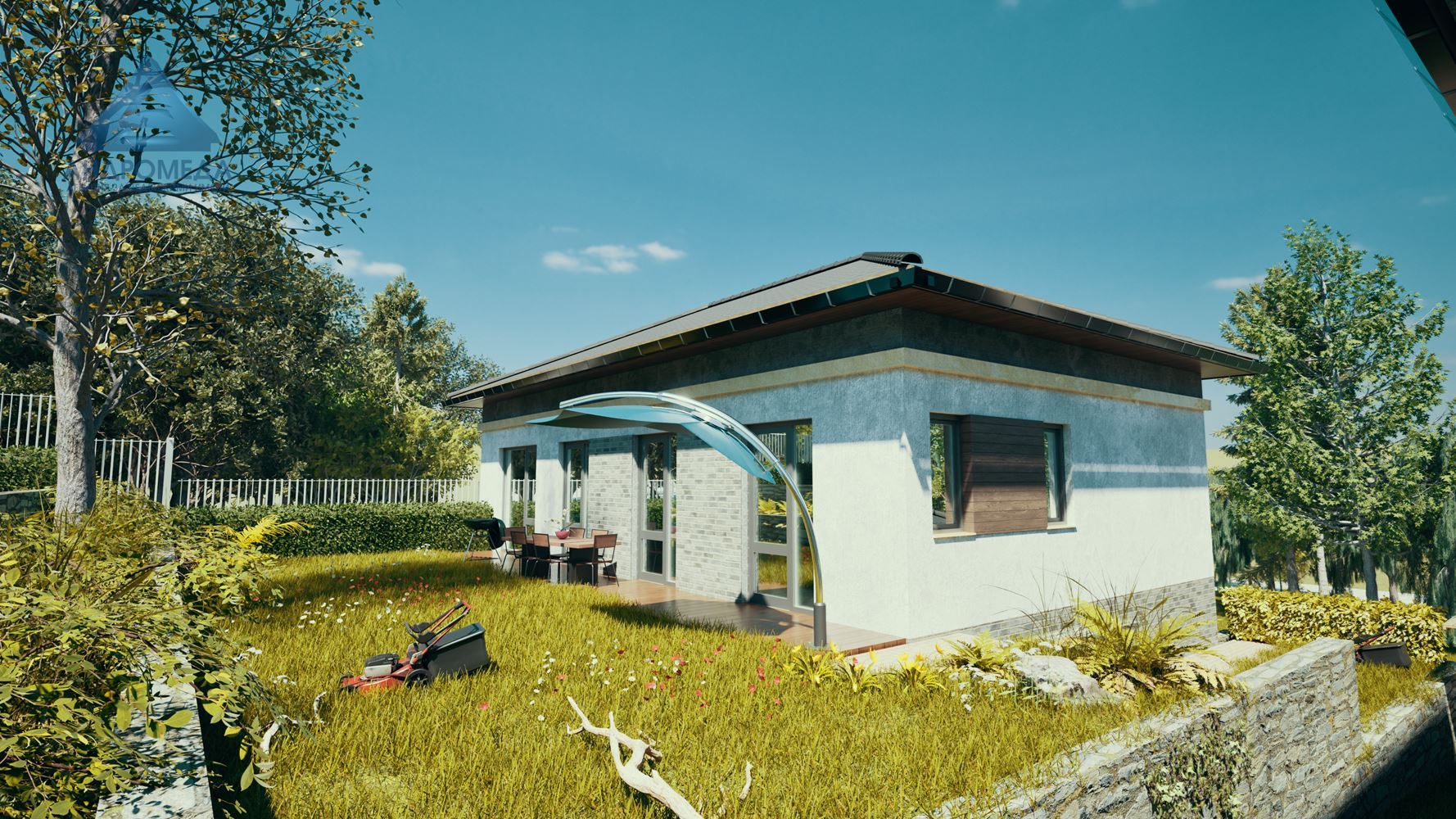 Нова къща с двоен гараж и двор гр.Плевен, ул.Трите бора - АКТ 14 ! - 0