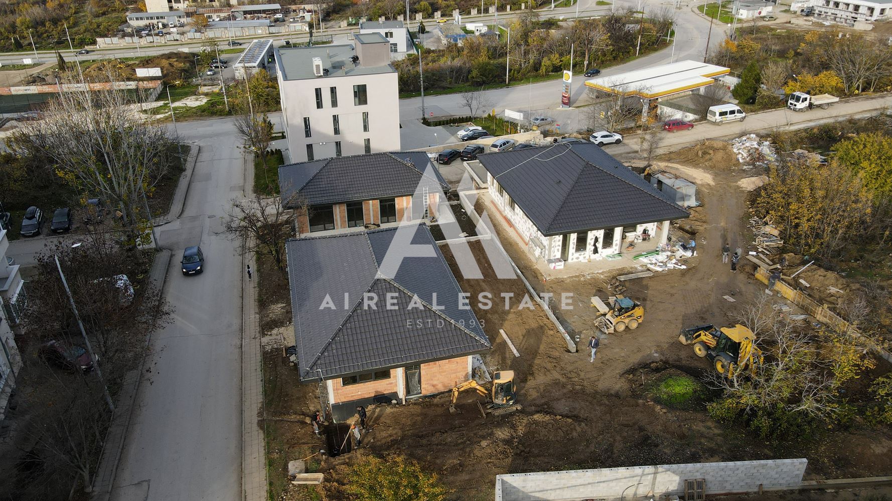 Нова къща с двоен гараж и двор гр.Плевен, ул.Трите бора - АКТ 14 ! - 0