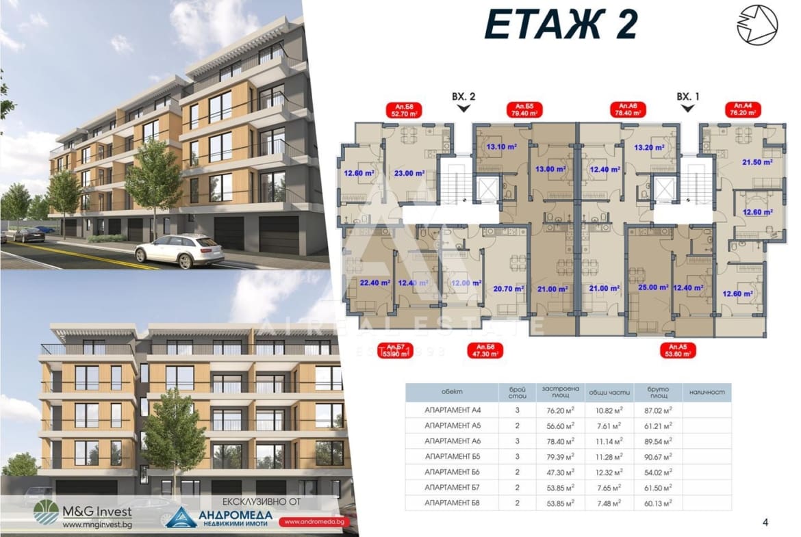 Двустаен апартамент в срада S.M.120 ! - 0