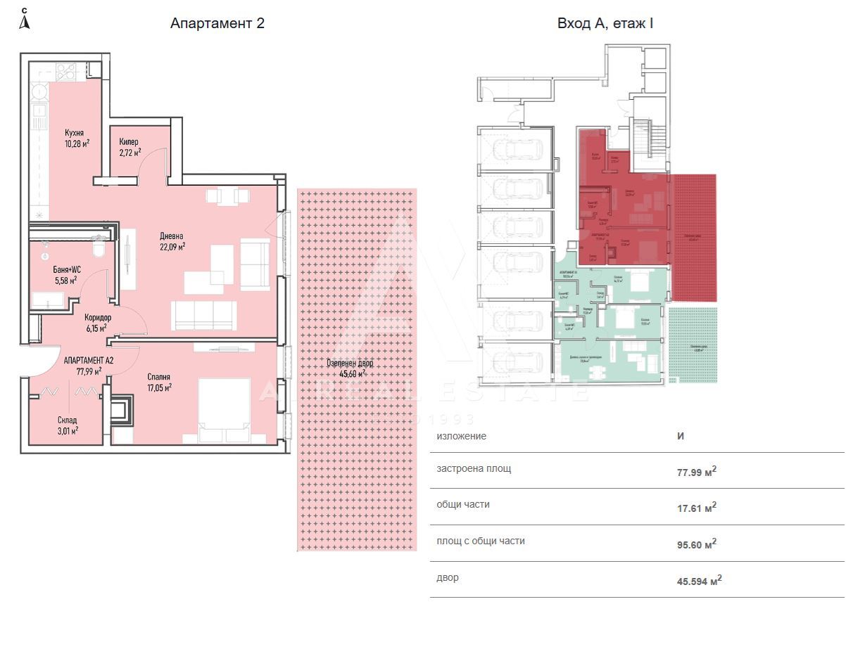 Просторен двустаен апартамент с двор до Бизнес парк София - 0