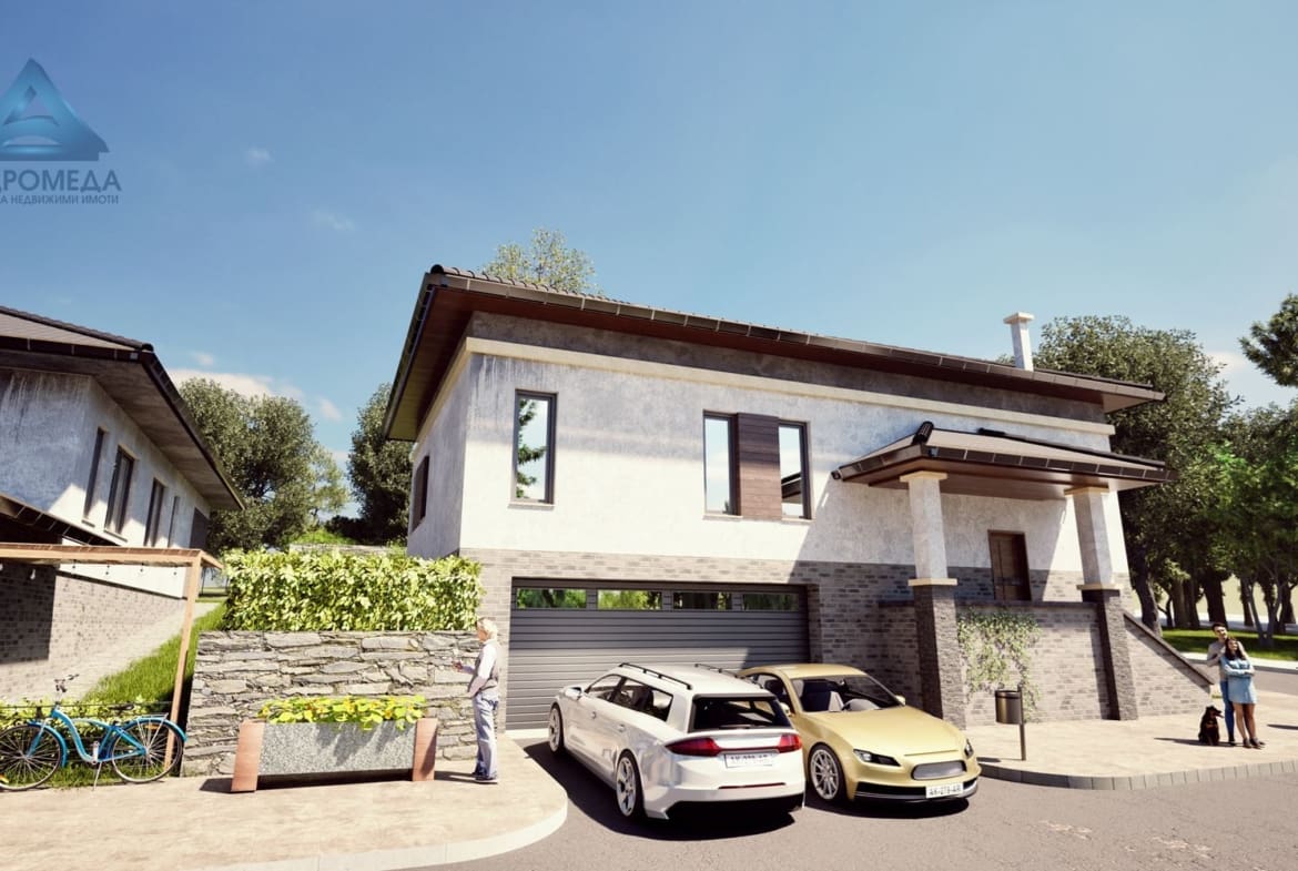 Нова къща с двоен гараж и двор гр.Плевен, ул.Трите бора - АКТ 15 до дни ! - 0