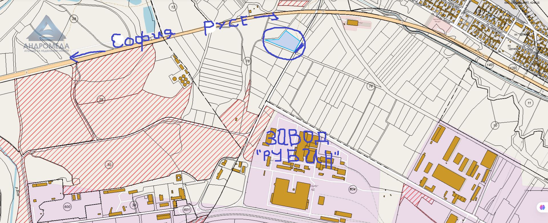 The phrase "Парцел-Нива-0" translates to "Parcel-Niva-0" in English. This appears to be a model name or designation, potentially referring to a type of agricultural equipment like a tractor from the Niva series. Парцел-НИВА - 0