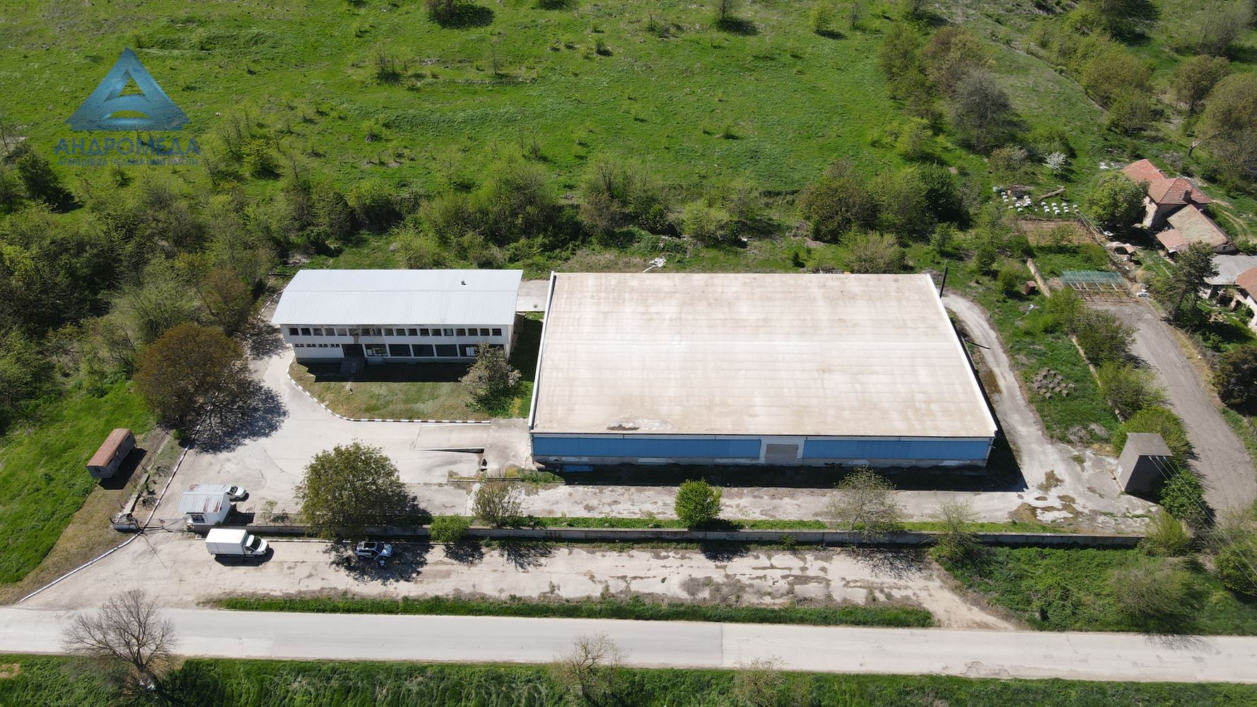 Производствено помещение - складова база, Склад, произв. помещения с.Бръшляница ! - 0