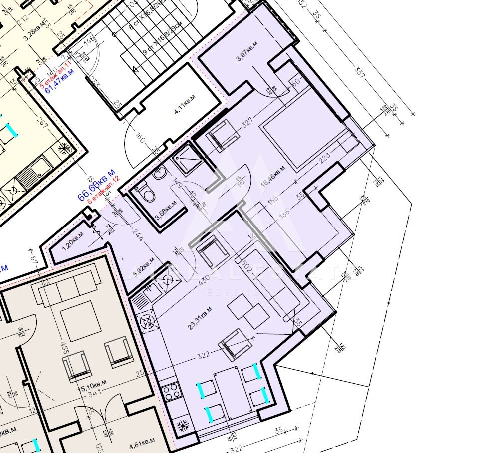Двустаен апартамент - Хаджи Димитър 62 - 0