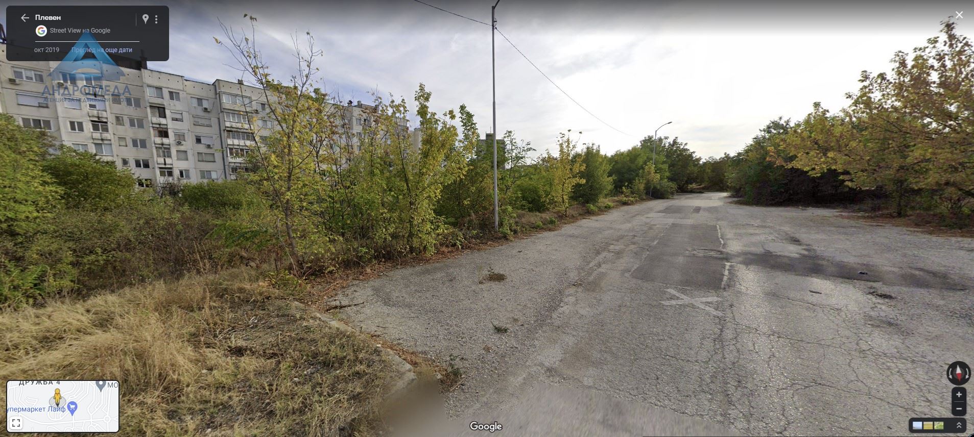 Land facing two streets Friendship 4 Парцел с лице на две улици Дружба 4 ! ПУП от 2019 ! - 0