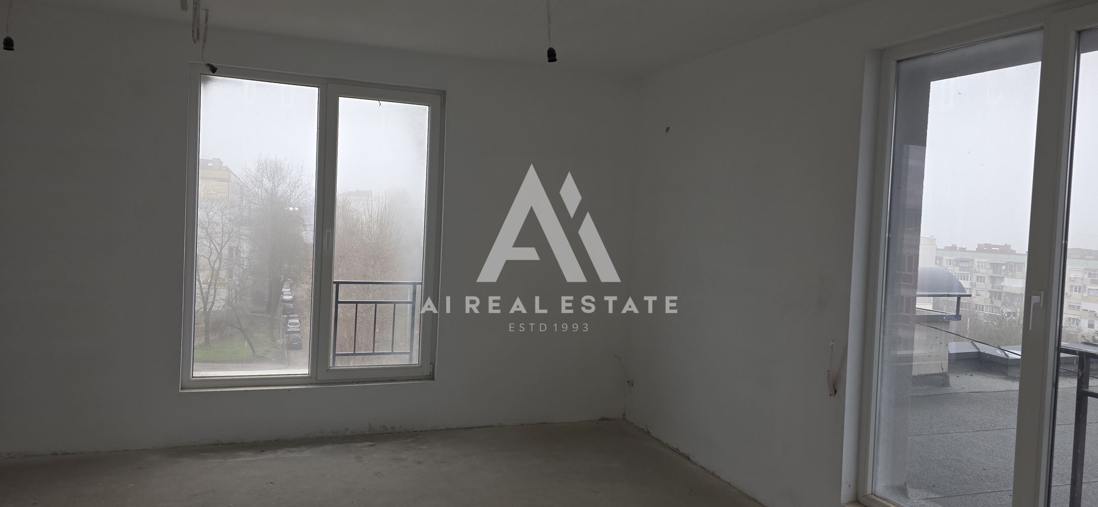 Two-room apartment with two roof terraces | Storgosia residential complex, Pleven | New brick | Act 16 / 2025 | Central heating | Elevator-0 Двустаен апартамент с две покривни тераси | ж.к. Сторгозия, Плевен | Нова тухла | Акт 16 / 2025 | ТЕЦ | Асансьор - 0