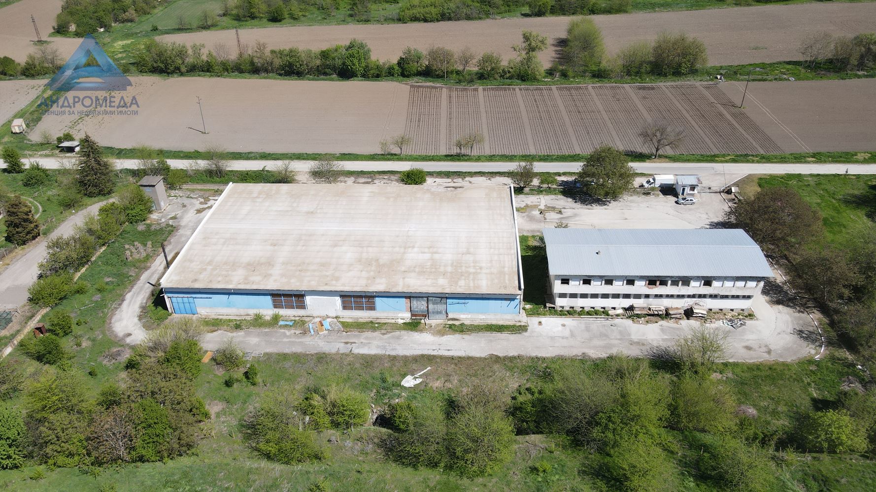 Производствено помещение - складова база, Склад, произв. помещения с.Бръшляница ! - 0