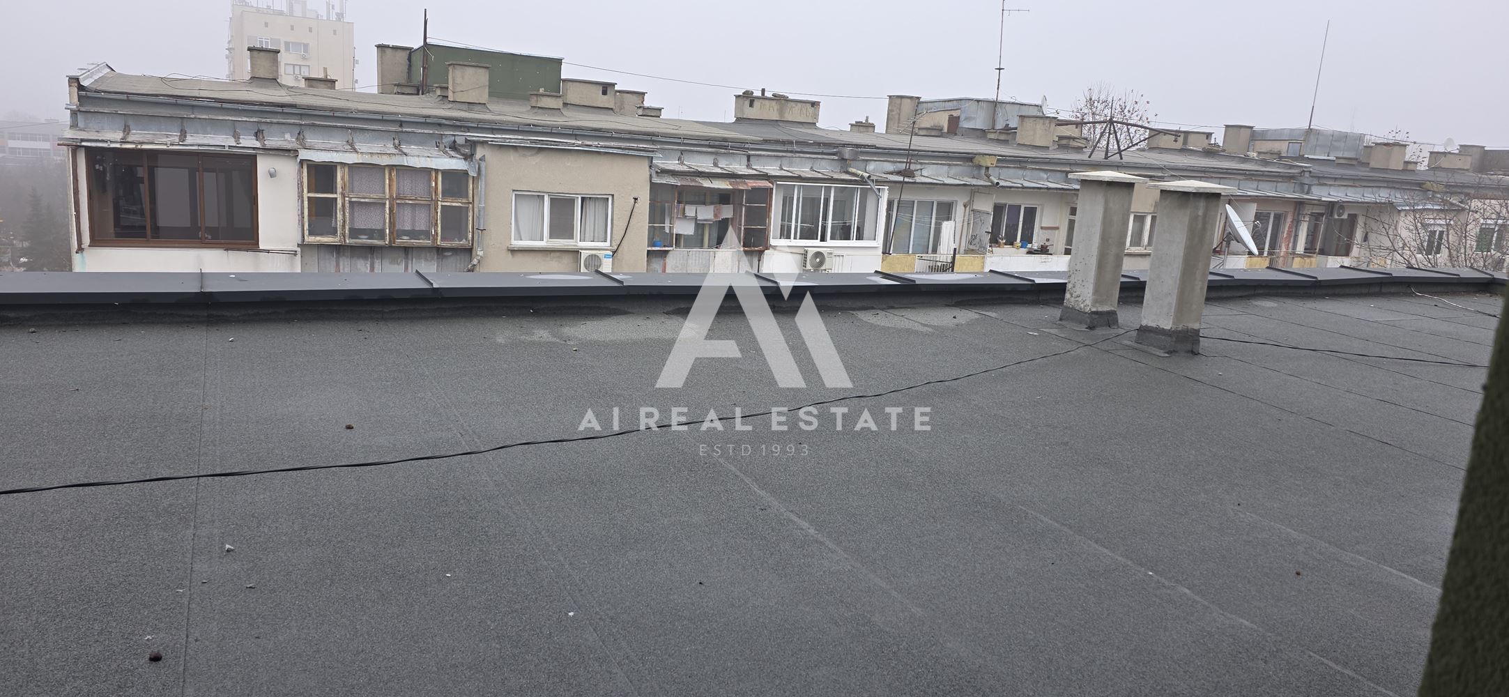 Two-room apartment with two roof terraces | Storgosia residential complex, Pleven | New brick | Act 16 / 2025 | Central heating | Elevator-0 Двустаен апартамент с две покривни тераси | ж.к. Сторгозия, Плевен | Нова тухла | Акт 16 / 2025 | ТЕЦ | Асансьор - 0