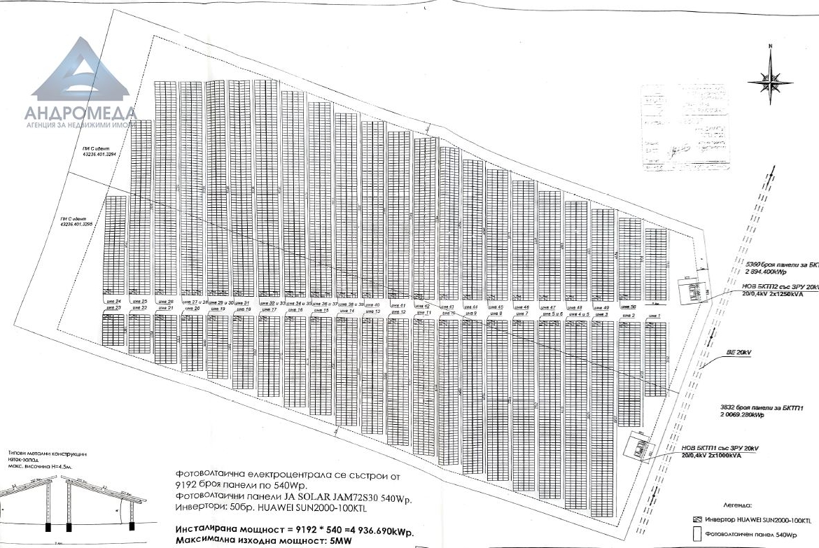 Терен за фотоволтачни централи в гр.Левски с площ 85208 кв.м. ! - 0