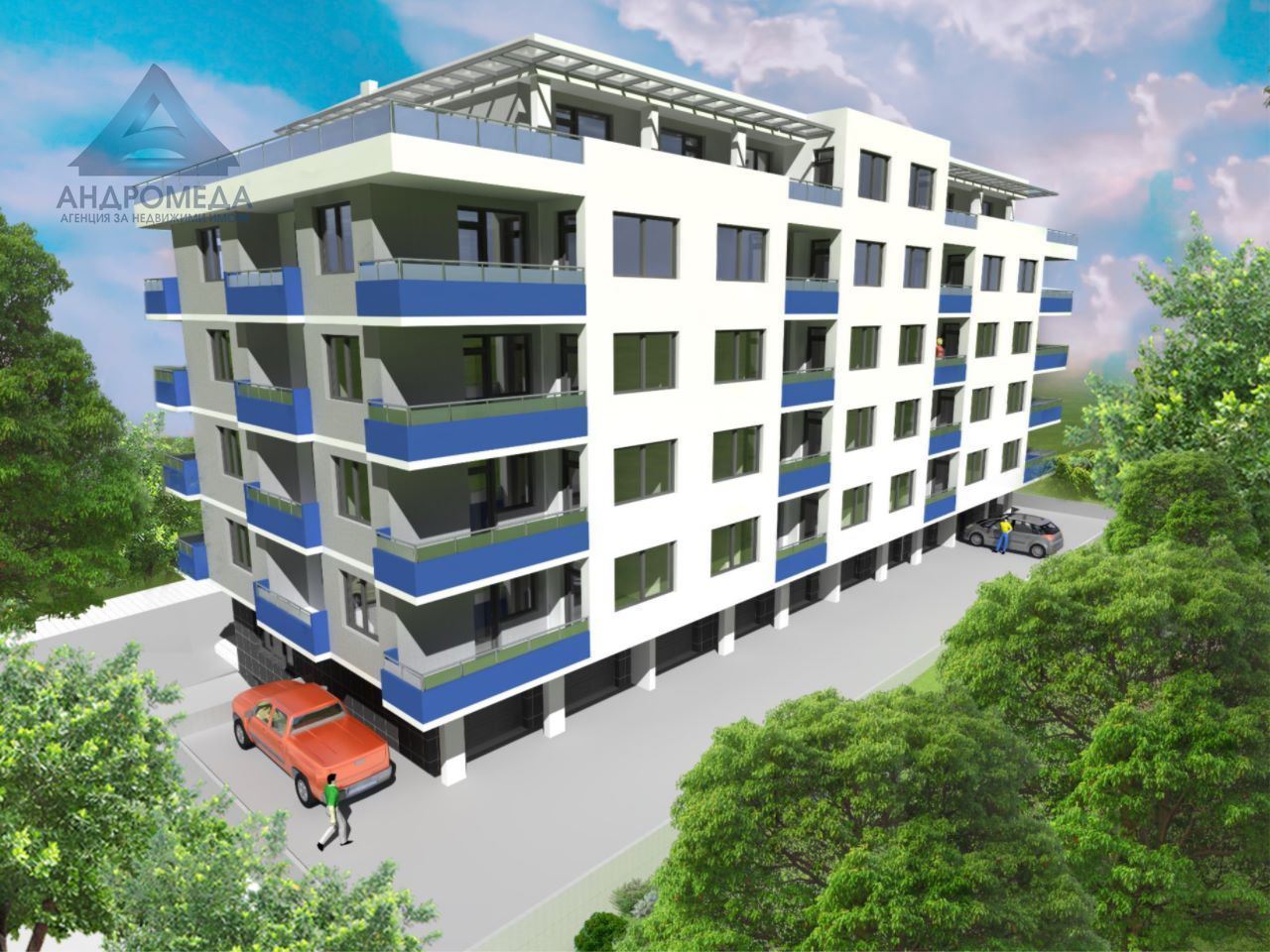 "Three hundred in the BILD A3 building, Storgozia residential area!"Note: The translation assumes "Тристаен" refers to a unit number or identifier within the building context. Adjustments might be necessary if additional context changes this interpretation. Тристаен в сграда БИЛД А3, ж.к.Сторгозия ! - 0