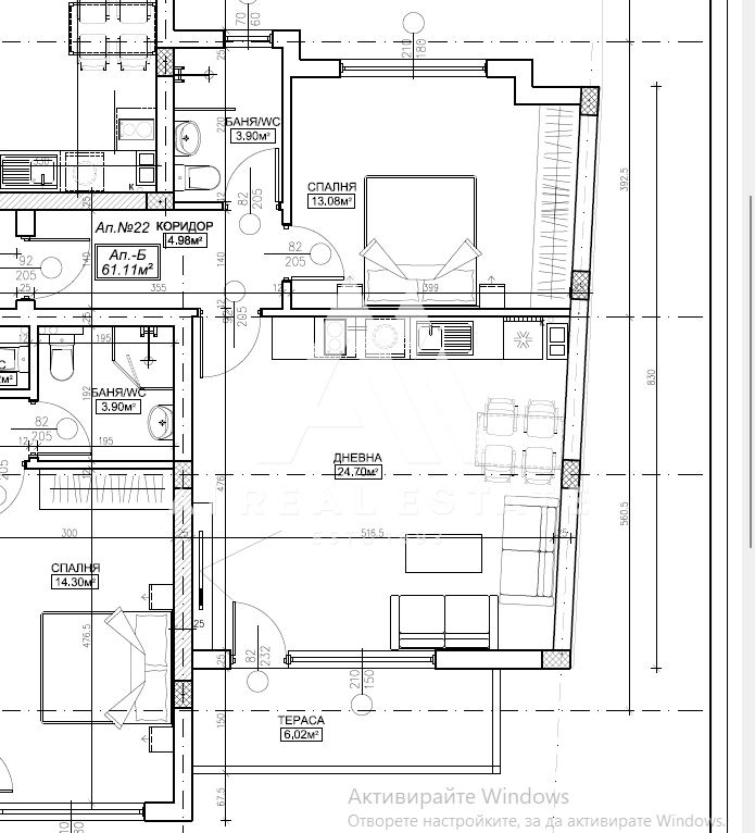 Двустаен апартамент M&G - S.M.4 - 0